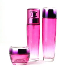 Ruusuinen lasipulppipullo